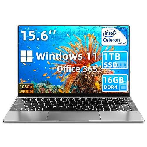 iSTYLE 15.6 pulgadas portátil Windows 11, 16 GB RAM 1T SSD