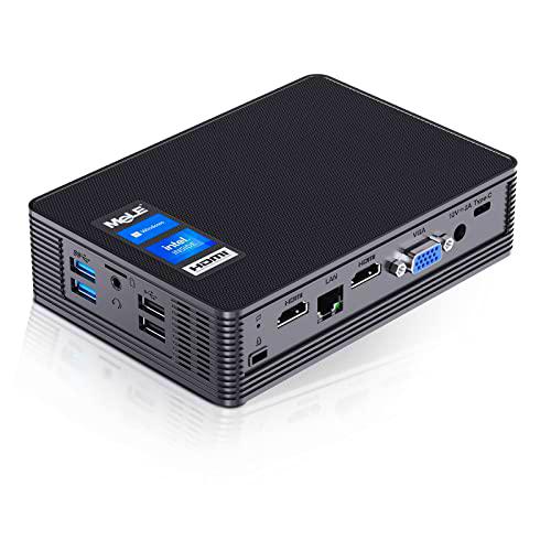 MeLE Mini PC, QuieterHD3 Celeron N5105 16GB 512GB Windows 11 Pro Microordenador