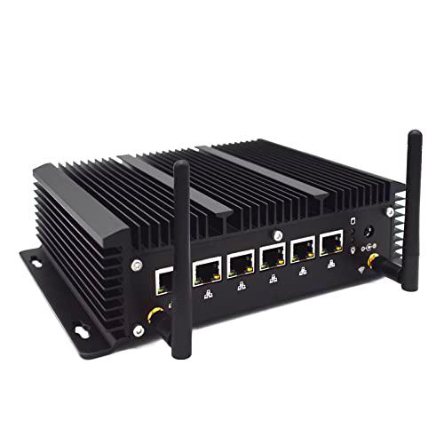 Mini PC Firewall Pfsense Box Core i3-7167U Switch Ethernet Industrial Gigabit a Puertos No gestionado con Tiny computerVPN Router