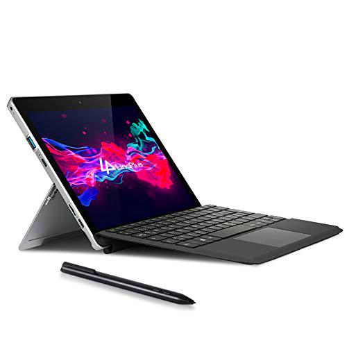 LincPlus 2 in 1 Tablet Windows 10.1&quot; Intel Celeron N4100 Ordenador Portátil 8 GB de RAM SSD 128 GB SSD 1920 x 1080 IPS Netbook,Qwert Teclado Inglés