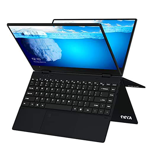 KUU 2 en 1 Ordenador Portatil 14'', 360º Convertible Windows 11 Portátil 8GB RAM 512GB SSD