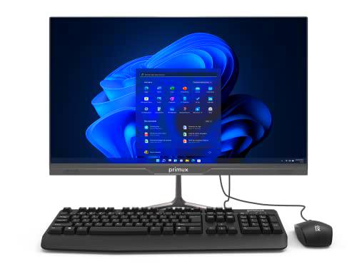 Ordenador Primux All in One Todo en uno Iox 2404F | 23.8 Pulgadas | Intel Celeron N4020 | 4GB RAM | 128GB SSD ampliables | WiFi AC | Windows 11 Pro | Incluye Teclado y ratón