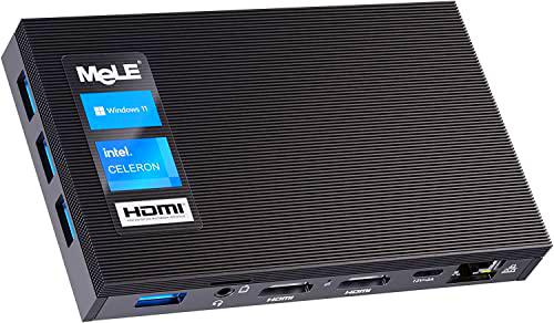 Mele Quieter3Q Mini PC sin Ventilador Windows 11 Pro Celeron N5105 16GB 512GB