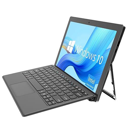 Tableta Windows con extraíble Teclado, 11,6 Pulgadas Tablet Windows 10 Intel N4020C procesador 2 en 1